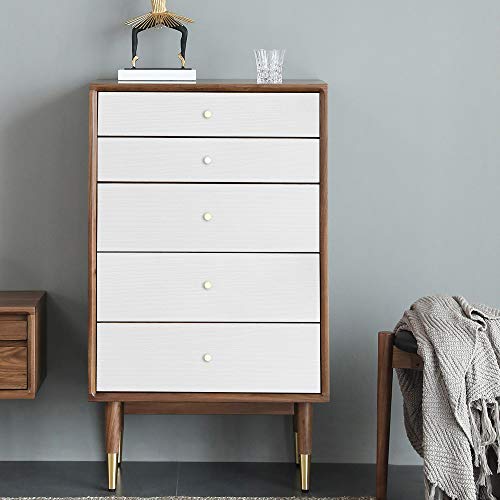 Self-Adhesive 24 In X 118 In White Wood Adhesive Paper Decorative Film For Furniture Real Wood Grain Touch Easy To Clean Thicken Perfectly Covers The Surface Without Passing Through The Primary Color #TOP4