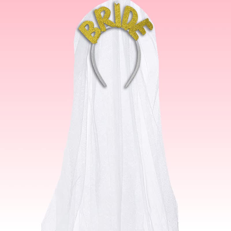 SüSLe Bebek ve Parti Bride Tüllü Taç - Altın
