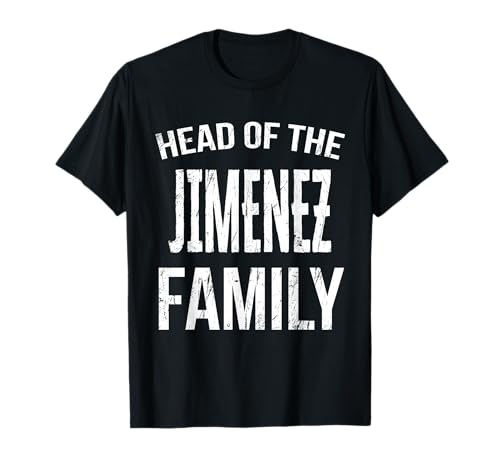 Jefe De La Reunión Familia Jiménez Camiseta