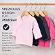 LOREZA® 5er Set Mädchen Bequeme Wickelshirts Langarm 100% Baumwolle 80 Variante 1