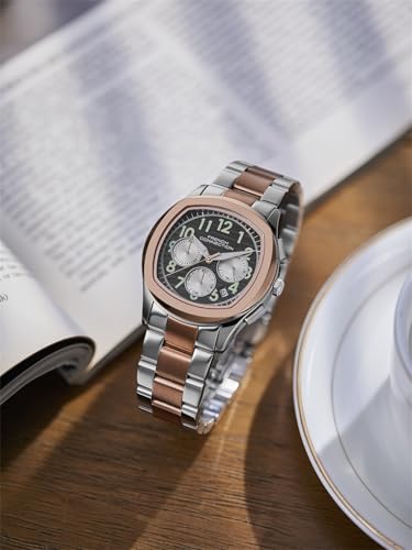 Image of French Connection Megachron | Chronograph Grey Dial | Two Tone Stainless Steel Strap | Watch for Men - FCD5RTM
