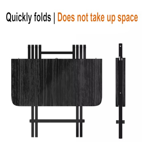 Table à Manger Pliable Portable Table d'appoint d'extérieur pour Patio et Événements