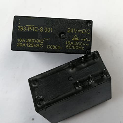Relais 793-P-1C-S-24VDC Song Chuan 16A 250VAC de 5 pièces pour circuit