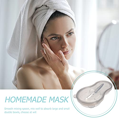 Beaupretty Conjunto de Máscara 3 DIY Facial Tigela Ferramenta De Mistura Kit Facial Tigela Vara Espá