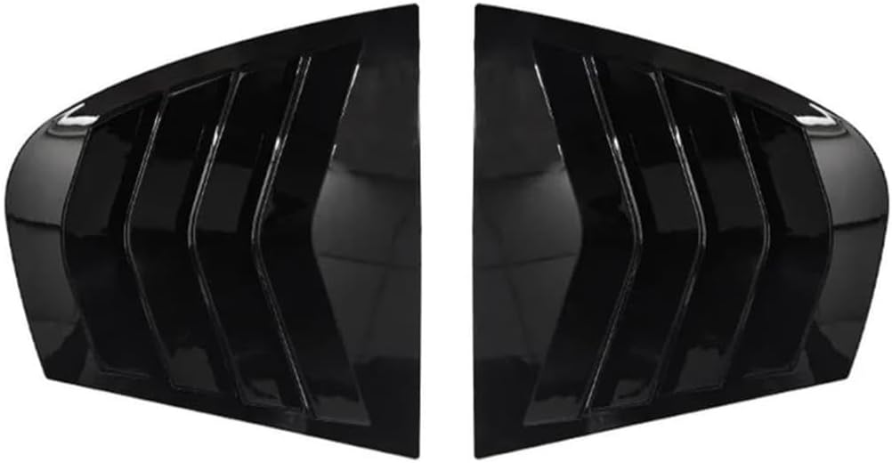 for BMW E90 2005-2012 3 Series 320i 325i 330i 335i Car Rear Window Louvers Rear Triangle Window Shade Spoiler Bodykits(Carbon Look)