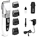 Produktbild Ceramics RFC-208B Haarschneider - elektrische Haarschneidemaschine mit Turbo-Sense-Technology und 4 Aufsätzen für 25 Schnittlängen - Herren Haartrimmer drahtlos, wiederaufladbar, leise (Weiß)