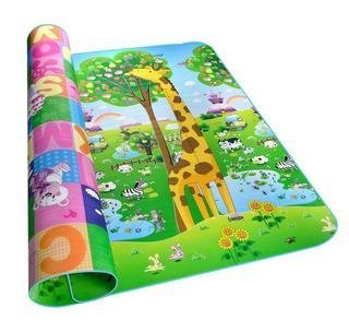 MG SALESS Kids & Baby Waterproof Soft and Study Double Side Baby Play Crawl Mat for Infant and Toddlers - 120 * 180Cm