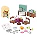 Produktbild Lil Woodzeez 30-teilig Landhausstil Küche Zubehör Set  Herd, Spüle, Esstisch und mehr  Tierfiguren Accessoire Spielzeug für Kinder ab 3 Jahren