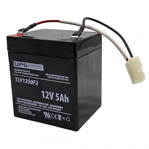 UPS Battery Center Compatible Replacement for Razor Crazy Cart Shift 2.0 12V 5Ah Electric Drift Cart