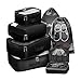 Packing Cubes Travel Set 7 Pc Luggage Carry-On Organizers Toiletry & Laundry Bag