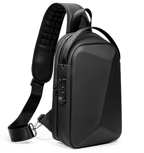 FENRUIEN Hard Shell Sling Backpack
