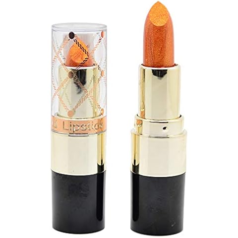 Saffron Diamond Shine Lipstick in Copper Gold Cover