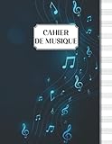 Cahier De Musique Avec Portée et Carreaux: 14 Portées Par Page Et Page Grands Carreaux | Idéal pour les débutants et professionnels | 126 pages | Grand format A4