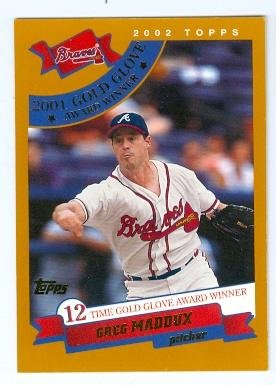 Amazon.com: Greg Maddux baseball card (Atlanta Braves HOF) 2002