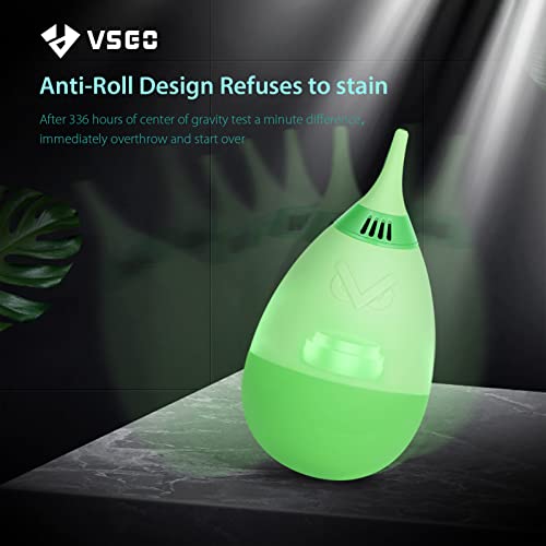Vsgo V-B014E Filter Air Blower With Filter Tumbler Design Lens Cleaning Blower Compressed Air For Nikon Sony Canon Digital Camera Lens & Sensor Cleaning (Apple Green) #TOP4