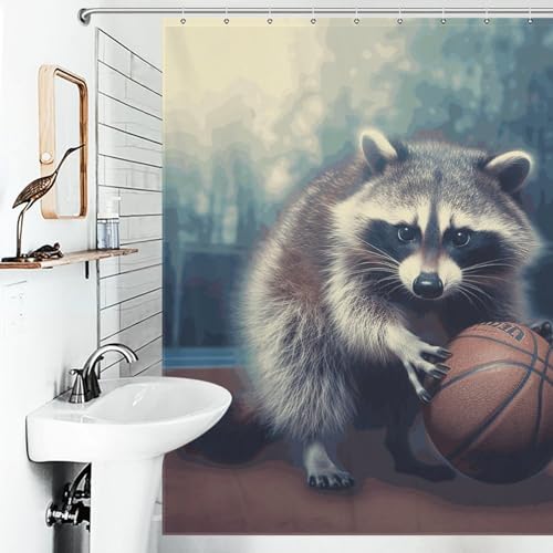 Rideau de douche lavable en machine en textile haut de gamme pour baignoire