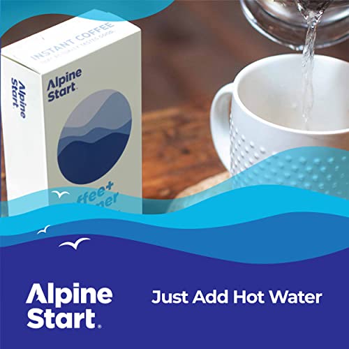 Alpine Start Premium Instant Coffee, Non-Dairy Coconut Creamer, 100% High Altitude Colombian Arabica Coffee, Non-Gmo, Dairy Free, Soy Free, 5 Single Serve Packets, 0.74 Oz (Pack Of 1) #TOP5