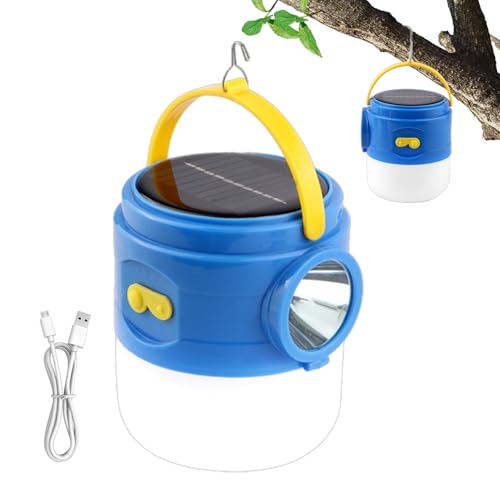 Lanterne solaire de camping pour randonnée et extérieur avec lampe USB