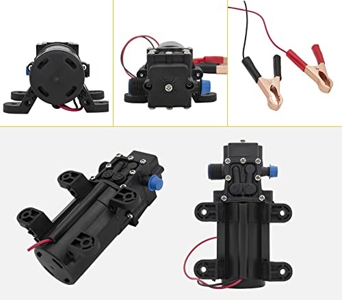 12V Electric Transfer Pump 5L DC Transfer Pump, 12V 60W Oil Extractor Pump for Car Marine Boat Scavenge Exchange Transfer Pump Engine Oil Extractor - Thumbnail 2