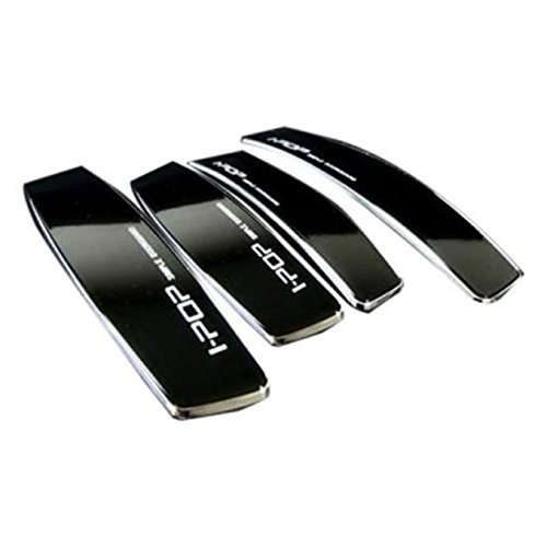 PPS HomeZ Status High Gloss Premium Door Edge Guards Set of 4-(Made in Korea) - Black for Maruti New Baleno