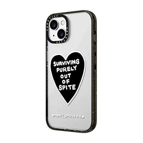 Coque iPhone 14 Casetify Impact antichoc militaire noir