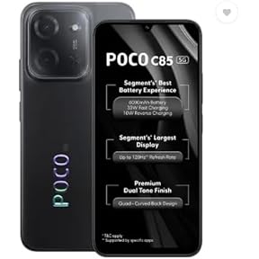 Poco C61 Diamond Dust Black Smartphone
