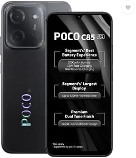 Poco C85 5G Power Black 8GB RAM 128GB ROM