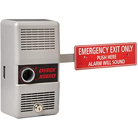Detex ECL-230D Emergency Door Exit Alarm, Silver Cover