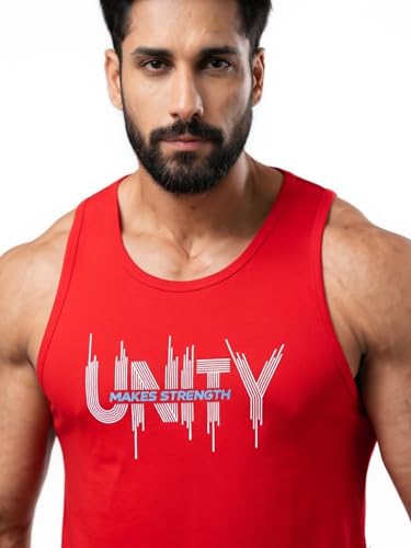 Image of 3Colors Men's Active Sleeveless Polyester Tank Top- Cool and Comfortable Workout wear, Dry fit Gym Vests - Unity