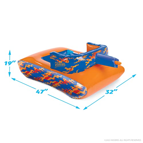 NERF Super Soaker Megaforce Battle Tank Ride-On – Inflatable Pool Float with Pool-Fed Mega Water Blaster by Nerf - Used condition - Image 6