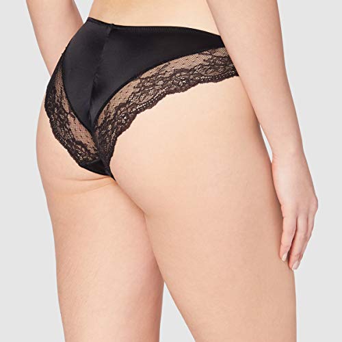 Maidenform Women's Comfort Devotion Lace Back Tanga Panty, Black, X-Large/8 #TOP2
