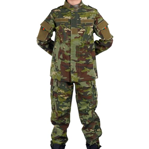 QIYUANT Kinder Outdoor Taktische Kleidung Jacke und Hosen Sets...