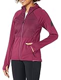 Feste Kapuze Jack Wolfskin Damen Tasman Cloud Fleece W Oberbekleidung, Violetter Quarz, XL