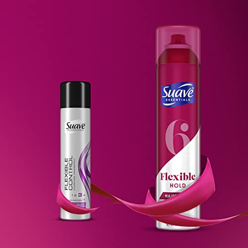 Suave Professionals Hair Spray Flexible Control Finishing 9.4 Oz (Packaging May Vary) #TOP6