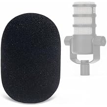 Sound Addicted Windscreen for Rode PodMic - Premium Foam Cover Blocks Out Plosives, Custom Fit for Enhanced Broadcast and Recording Clarity