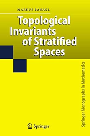 Topological Invariants of Stratified Spaces Softcover reprint of hardcover 1st ed. 2007 Edition-Wow! eBook
