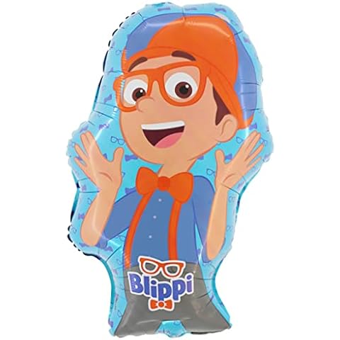 Toyland 74cm Blippi Character Foil Balloon Cover