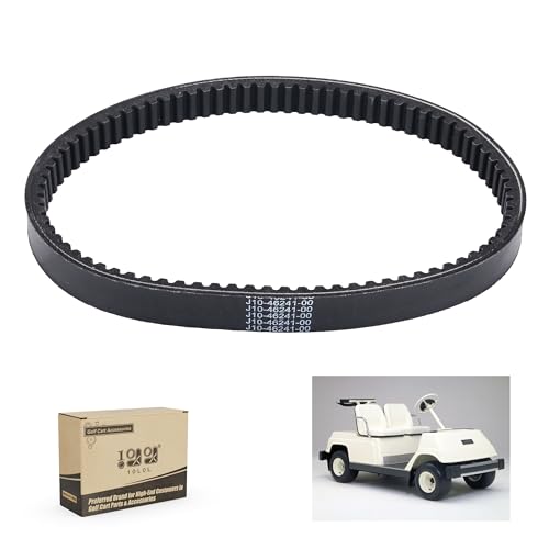 10L0L Golf Cart Clutch Drive Belt for Yamaha G1 G3 2 Cycle Gas Models 1978-1989,OEM# J10-46241-00-00, J17-46241-00-00