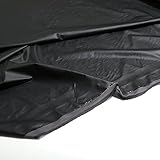 TOLKO mattes Bekleidungsleder für Kleid Rock Hose Dessous | leichter weicher Lederstoff | Kunstleder Meterware zum Nähen Basteln Dekorieren | 145cm breit (Schwarz)