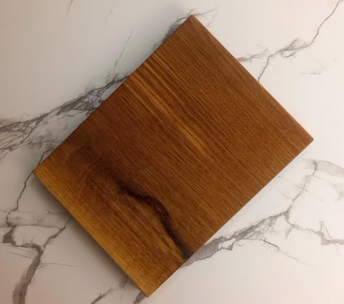 Tabla de Cortar de Madera Maciza StenWoodLab, Roble Blanco Natural, Rectangular, Tamaño Pequeño 25.4 x 19.05 x 2.03 cm miniatura 4