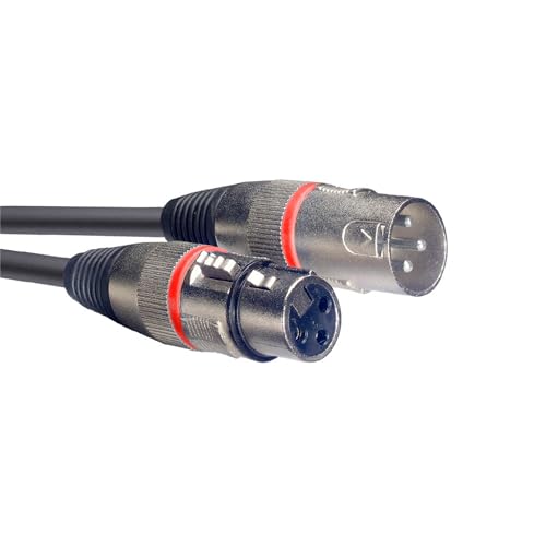 Steagg SMC3S-Series Red XLR-XLR Kabel mikrofonowy - 3m
