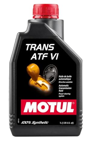 WOL-Motul ATF VI Fully Synthetic Oil Automatic Transmission Power Steering Fluid 109771 Auto Gearbox DCT CVT (1 L)
