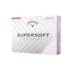 Callaway Golf Supersoft Golf Balls (2025, Pink Splatter)