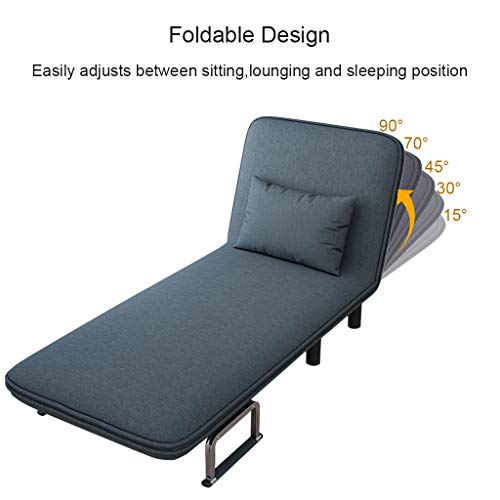 Alalaso Convertible Bed Chair Sleeper Folding Sofa Sleeper Chair Lounger Couch Bed Chair (Ship from USA)