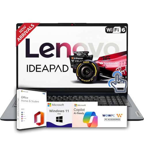 Image of Lenovo New 15.6 inch Touchscreen Business and Student Laptop(2025 /2026 Edition), Intel Core i5-1335U(Outperforms i7-1255U), 16GB RAM, 2TB SSD, Ultra Slim Design, Long Battery Life, Windows 11 Pro, WOWPC