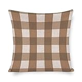 Tamaño estándar: nuestra elegante funda de cojín se adapta a 40 x 40 cm, 45 x 45 cm, 50 x 50 cm. Ideal para decoraciones del hogar de primavera, verano, otoño e invierno