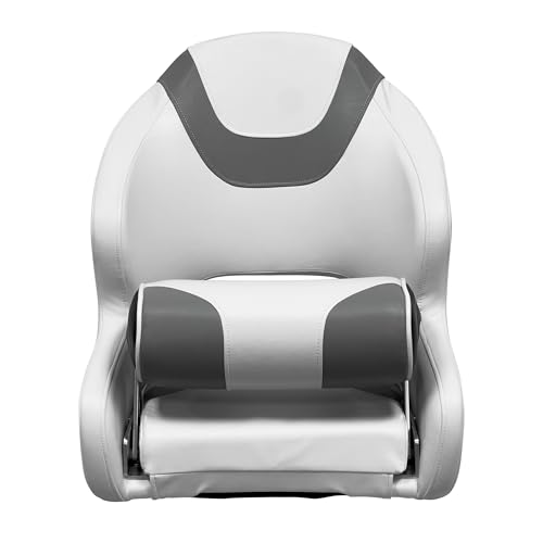 Wise 3315-1782 Baja Series Bucket Seat with Bolster, Brite White/Grey/Black