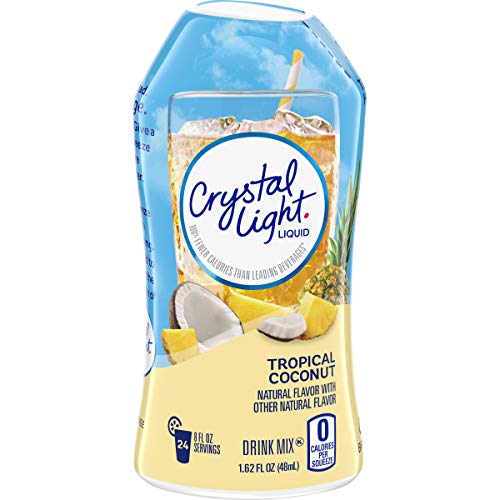 Crystal Light Liquid Energy Drink, Tropical Coconut, 1.62 fl oz (Pack of 2)