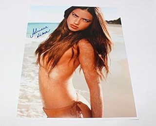 Victoria's Secret Angel Supermodel Adriana Lima Hand Signed Autographed 11x14 Glossy Poster Photo Loa