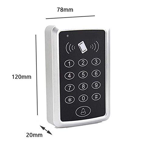 REES52 125KHz RFID Access Control Keypad Machine, EM Card Reader for Door Access Control System Hands RFID Access Control Keypad 3